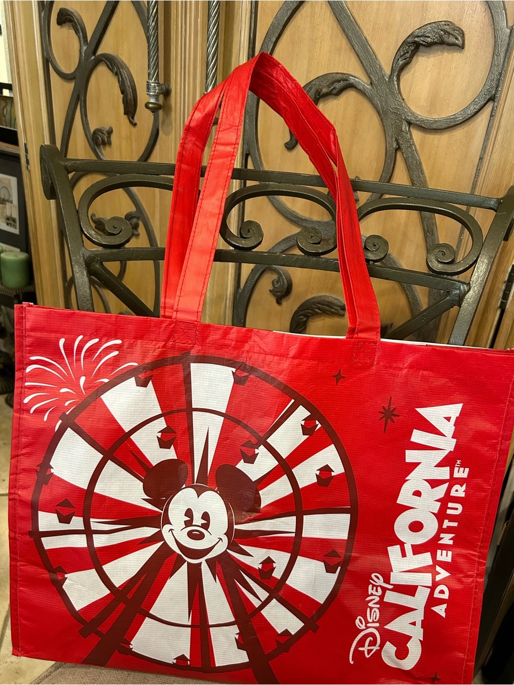 Large Disney California Adventure Reusable Shopping Tote